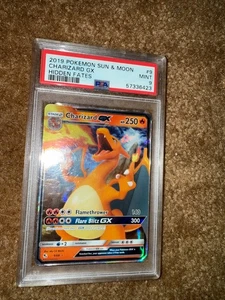Pokémon Sun & Moon Hidden Fates #9 Charizard GX 2019 PSA 9 - Imagen 1 de 2