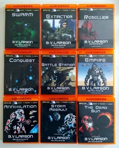 MP3 CD Audiobook Lot "Star Force Series" #1 - #9  B.V. Larson Sci-Fi Audio Books - Picture 1 of 3