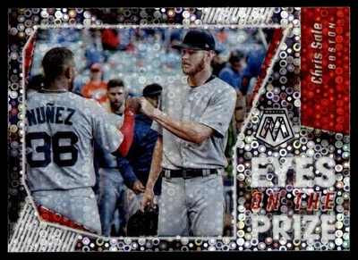 2021 Panini Mosaic Eyes on the Prize Quick Pitch Mosaic Parallel #7 Chris Sale - Image 1 of 2