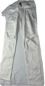 ASOS Men’s White Distressed Denim Jeans Size M - Picture 1 of 3