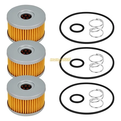 Juego de 3 resortes de junta tórica de filtros de aceite para Suzuki LS650 Savage 650 Boulevard S40 DR650 Foto 1 de 4