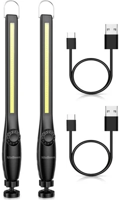 Light 800 Lumens Rechargeable COB 2 Pack Magnetic Base & Hook 360° - Image 1 of 4