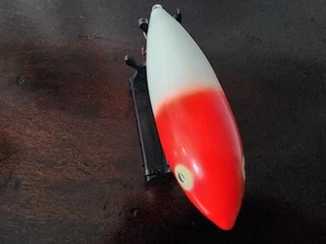 Señuelo Heddon Zara II Red Head Blanco Vintage Topwater Bajo Patrón de Color Derecha - Imagen 1 de 7