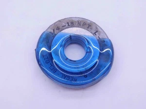 1/4 18 NPT L1 PIPE THREAD RING GAGE .25 .250 .2500 N.P.T. NATIONAL TAPER CHECK - Picture 1 of 1