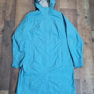 Vintage L.L. Bean Shell Windbreaker Jacket Womens Medium Blue - Picture 1 of 8