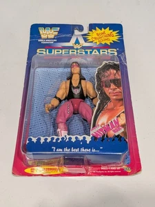 New! HITMAN Bret Hart WWF SUPERSTARS 1st Series 1996 JAKKS Pacific - Picture 1 of 3