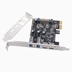 Typ C USB 3.2 Gen1 5 Gbit/S PCIE-Kartenadapter PCI-Express-Karte 2xUSB-A-An4220 - Bild 1 von 9