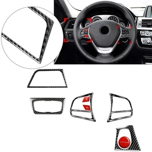 8 piezas tira de botones del volante adecuado para BMW Serie 3 F30 GT F34 2013-2019 LHD - Imagen 1 de 9