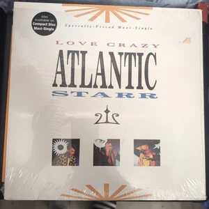 ATLANTIC STARR Love Crazy  Vinyl Maxi Single in OG Shrink Wrap RARE - Foto 1 di 13