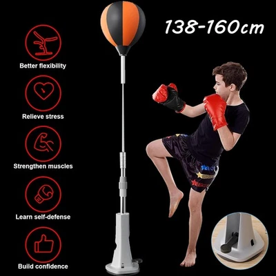 Standboxsack Punchingball Boxstand 138-160cm inkl Boxbirne&Punching Ball Ständer - Bild 1 von 4