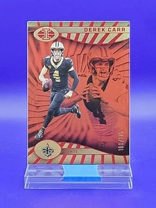 Derek Carr 2024 Panini Illusions Ref Trophy Collection SP 160/175 🔥 Saints - Picture 1 of 2