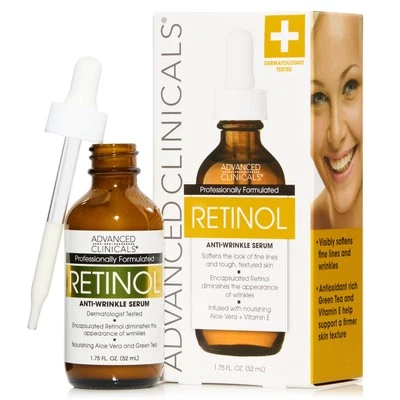 Advanced Clinicals Professional Strength Retinol Serum. Anti-aging, Wrinkle - Image 1 of 4
