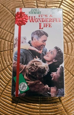  It's a Wonderful Life - VHS  1946 Movie  1991 Tape Sealed  Foto 1 de 2