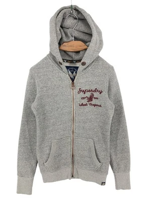 SUPERDRY Women Hooded Zip Cardigan Sweater Size 2XS - Image 1 of 4