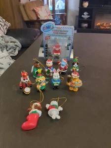 Lot Ganz Webkinz Christmas Ornaments All Decked Out  Retro 11 Pieces EUC - Picture 1 of 5