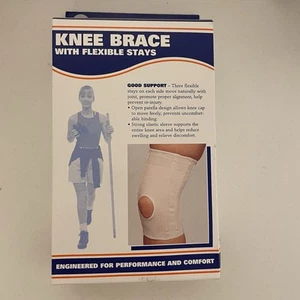 Champion C-72 Knee Brace XL White w/ Flexible Stays New – PT Therapy Support - Picture 1 of 5