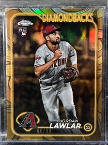 2024 Topps Gilded Collection - Jordan Lawlar #149 Gold Refractor /75 (RC) - Picture 1 of 2