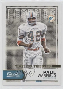 Panini Classics Legends Timeless Tributes Gold 2016/10 Paul Warfield #141 Salón de la fama - Imagen 1 de 3