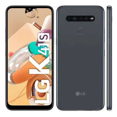 LG K41S Smartphone Mobile UNLOCKED Android 11 32GB 4G LTE Dual Sim Titanium Grey - Image 1 of 4