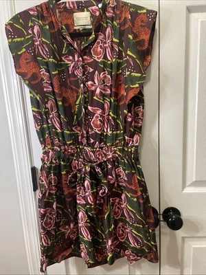 Pantalones Cortos Mujer Scotch & Soda Jersey 100% Seda Aloha Hula Talla Pequeña Foto 1 de 4