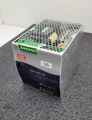 Fonte de alimentação industrial MEAN WELL TDR-960-48 DIN RAIL 3PH a 48VDC 960W - Imagem 1 de 4