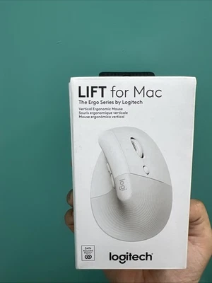 Logitech - Lift for Mac-Wireless Vertical Ergonomic Mouse for mac/iPad -NIB - Image 1 of 4