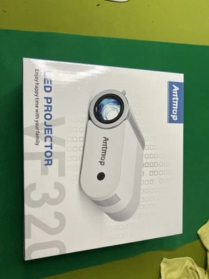 Mini Beamer  720p 1080p 4K Support  WiFi Bluetooth Full HD Heimkino tragbar - Bild 1 von 4