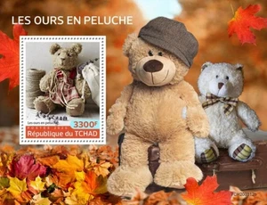Chad - 2020 Teddy Bears on Stamps - Stamp Souvenir Sheet - TCH200312b - Picture 1 of 1