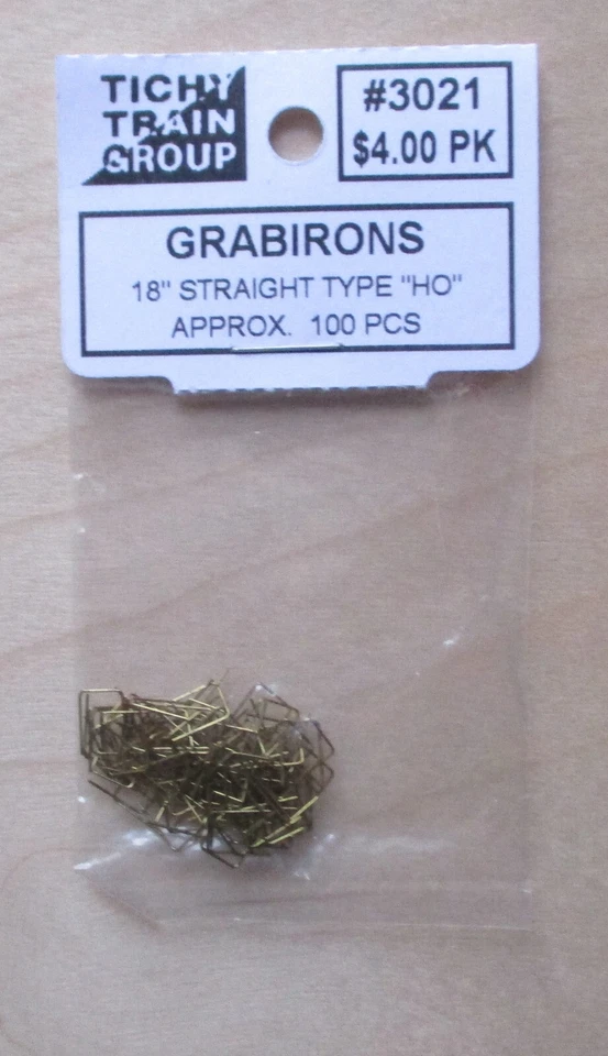 18" TIPO RECTO GRABIRONS HO ESCALA 1:87 DISEÑO DIORAMA TRENES TICHY 3021 Foto 1 de 1