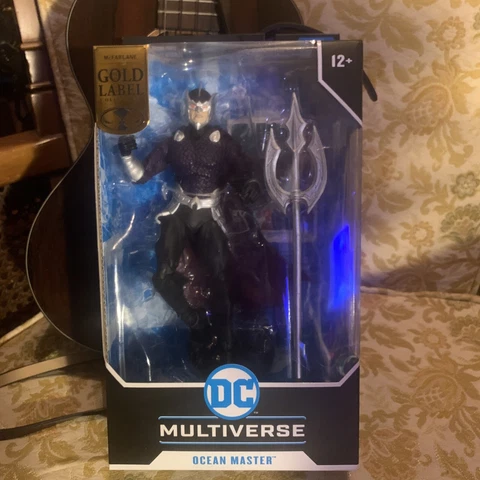 Mcfarlane DC Multiverse OCEAN MASTER Gold Label 7 Inch Action Figure NEW Aquaman Cover