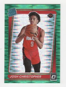 2021-22 DONRUSS OPTIC BASKETBALL GREEN PULSAR RATED ROOKIE JOSH CHRISTOPHER - Picture 1 of 2