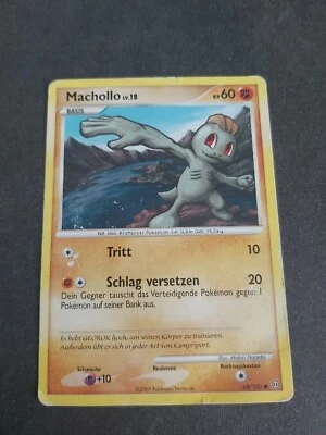 Pokemon Machollo 64/100 Sturmtief Deutsch Common 2009 TCG Sammelkarte - Bild 1 von 2