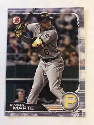 Starling Marte 2019 Bowman Baseball #68 Pittsburgh Pirates - Imagem 1 de 2