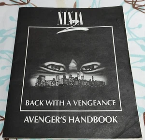 Last Ninja 2 manual (C64 - Amstrad - Spectrum) Avenger's Handbook - Picture 1 of 1