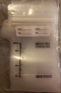 Breast Milk Storage Bags 8oz Single Use Bags 10 count BPA-Free - Picture 1 of 1