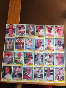 1982 Donruss -CINCINNATI REDS - Complete Team Set (24 cards) **Set Break** - Bild 1 von 1