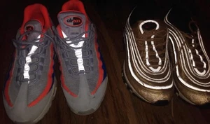 Lot Of 2 Nike ☑️97'/95' Air Max ✔️Size 11 & 11½ (Gold/Multicolor) - Picture 1 of 8