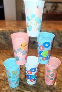 Starbucks 6 ct. 16 oz Reusable Hot Cups wLids Spring Ostern Motiv Küken Ente NEU - Bild 1 von 4