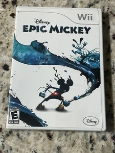 Disney Epic Mickey (Nintendo Wii, 2010) CIB Tested Working Authentic  - Picture 1 of 6