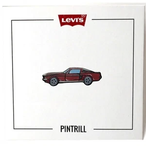 ⚡RARE⚡ PINTRILL x FORD x LEVI’S Red Ford Mustang Pin *BRAND NEW* LIMITED ED.  🚗 - Picture 1 of 3