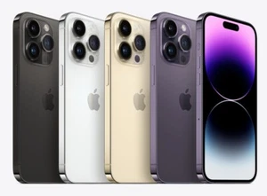 Apple iPhone 14 Pro 128GB 6.1" 120Hz Real Dual Sim A2892 48MP Phone By FedEx - Picture 1 of 8
