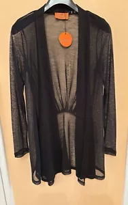 New Patrizia Luca Milano Cardigan Size XS Black. - Picture 1 of 6