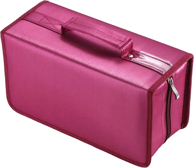 CD Case, 160 Capacity Nylon DVD Case Protective CD Case Holder Portable Disc Sto - Image 1 of 4