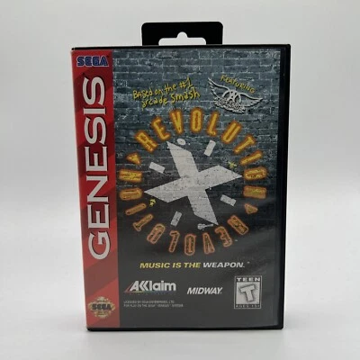 Revolution X (Sega Genesis, 1994) Tested and Working - Image 1 of 4