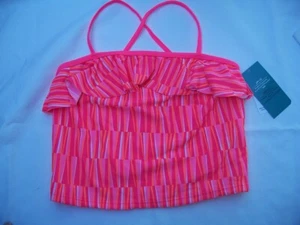 OLD NAVY nwt neon pink tankini top~girl's size XL~14~NEW~ - Picture 1 of 2
