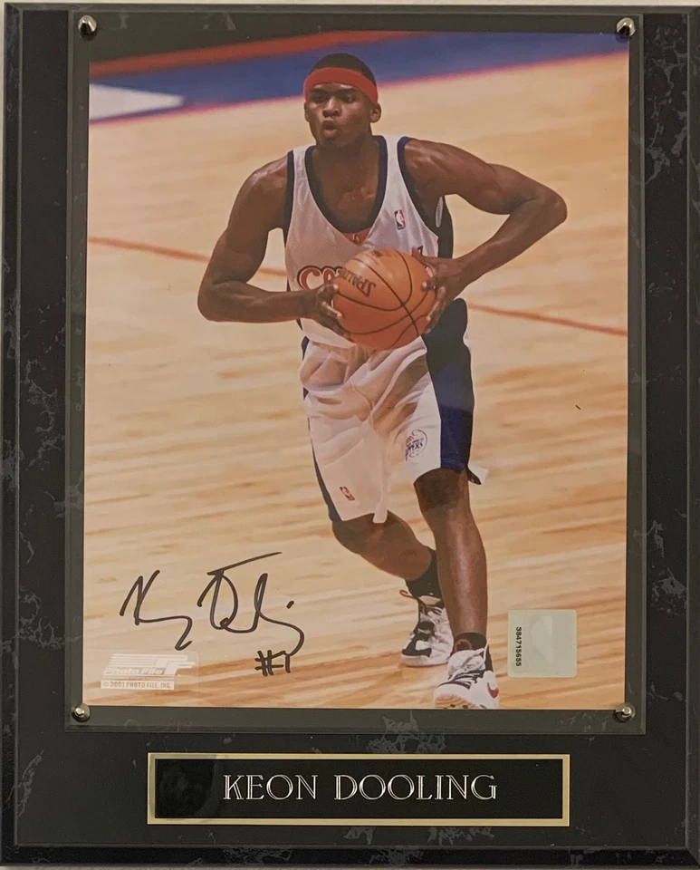 Keyon Dooling Signed 8x10 Photo w/ Plaque - Image 1 of 1
