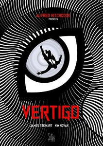 NEW VERTIGO MOVIE WALL ART POSTER OR CANVAS SIZE A4 TO A1 - Picture 1 of 1
