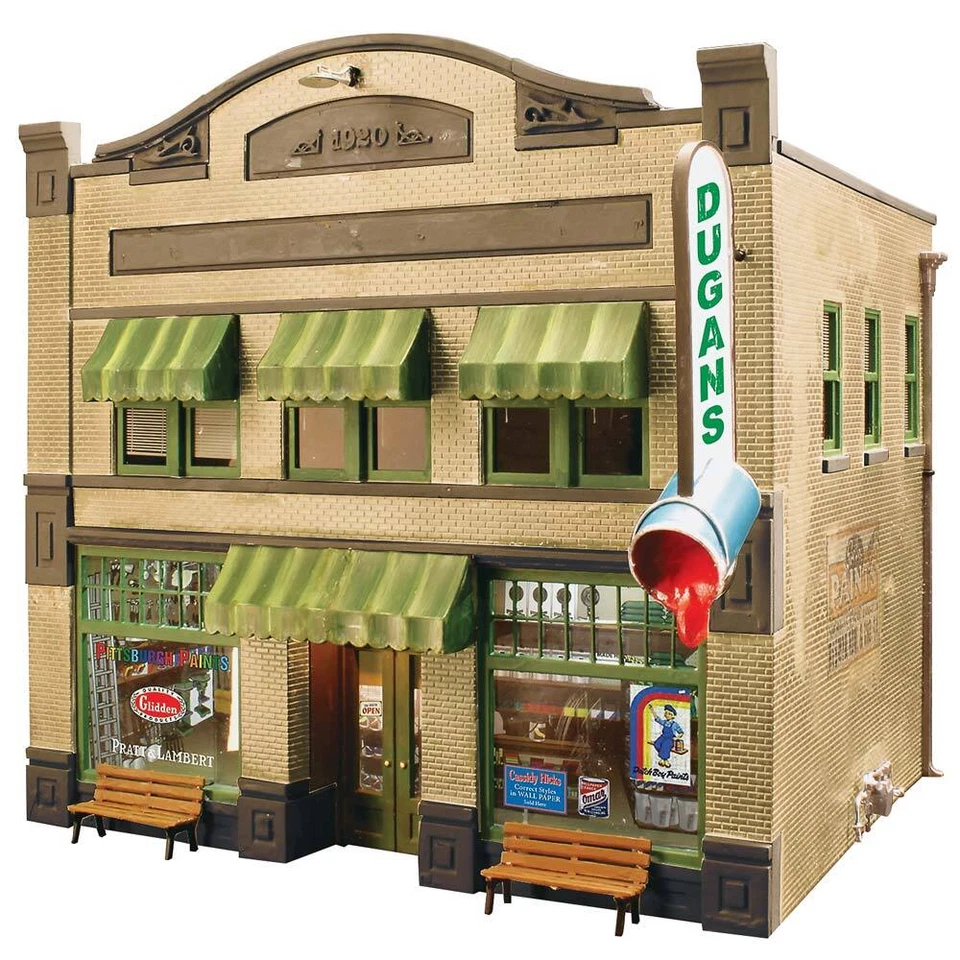 Woodland Scenics BR5053 HO Scale Dugan's Paint Store Built & Ready Series - Image 1 of 1