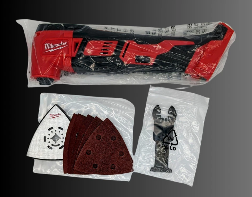 NEW Milwaukee M18 2626-20 Oscillating Multi-Tool 18V Cordless w/ Attachments - Image 1 of 2