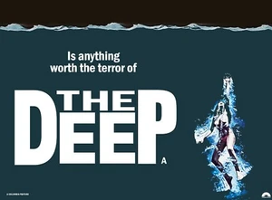 THE DEEP 1977 UK quad poster print 30x40" Nick Nolte Jacqueline Bissett FREE P&P - Picture 1 of 1
